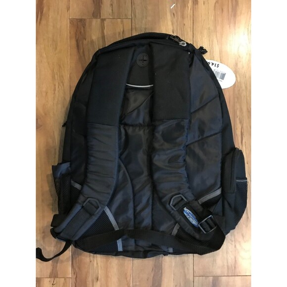 Athletic Works Backpack with notebook lots of storage Back to School Black - Picture 2 of 5